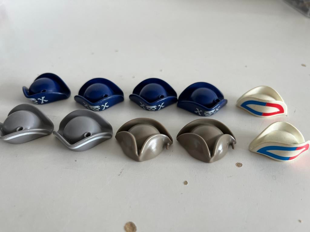Playmobil onderdelen piratenhoed 10 stuks, Ophalen of Verzenden, Gebruikt, Los playmobil