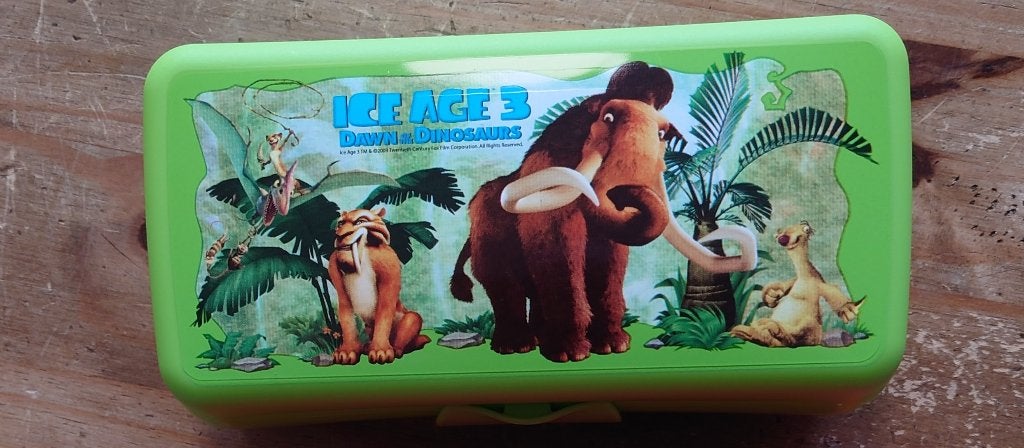 Tupperware smartclipdoos lunchdoos Ice Age 3 NIEUW, Huis en Inrichting, Ophalen of Verzenden, Nieuw, Groen, Overige typen