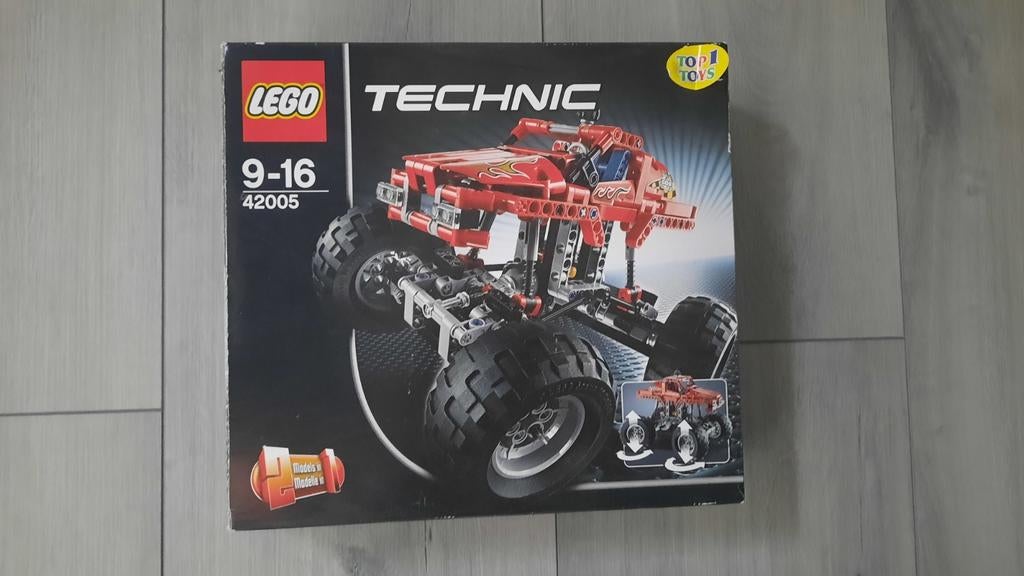 Lego technic 42005 monstertruck, Ophalen of Verzenden, Zo goed als nieuw