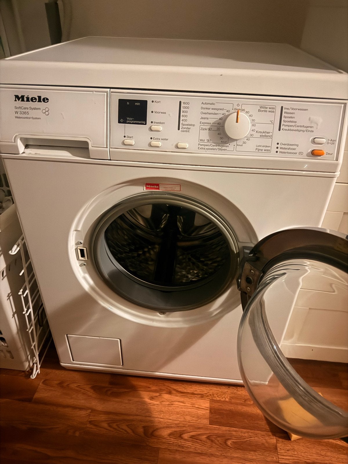 Miele Wasmachine W 3104 - Werkt nog goed, Ophalen, Gebruikt, Voorlader, Wolwasprogramma