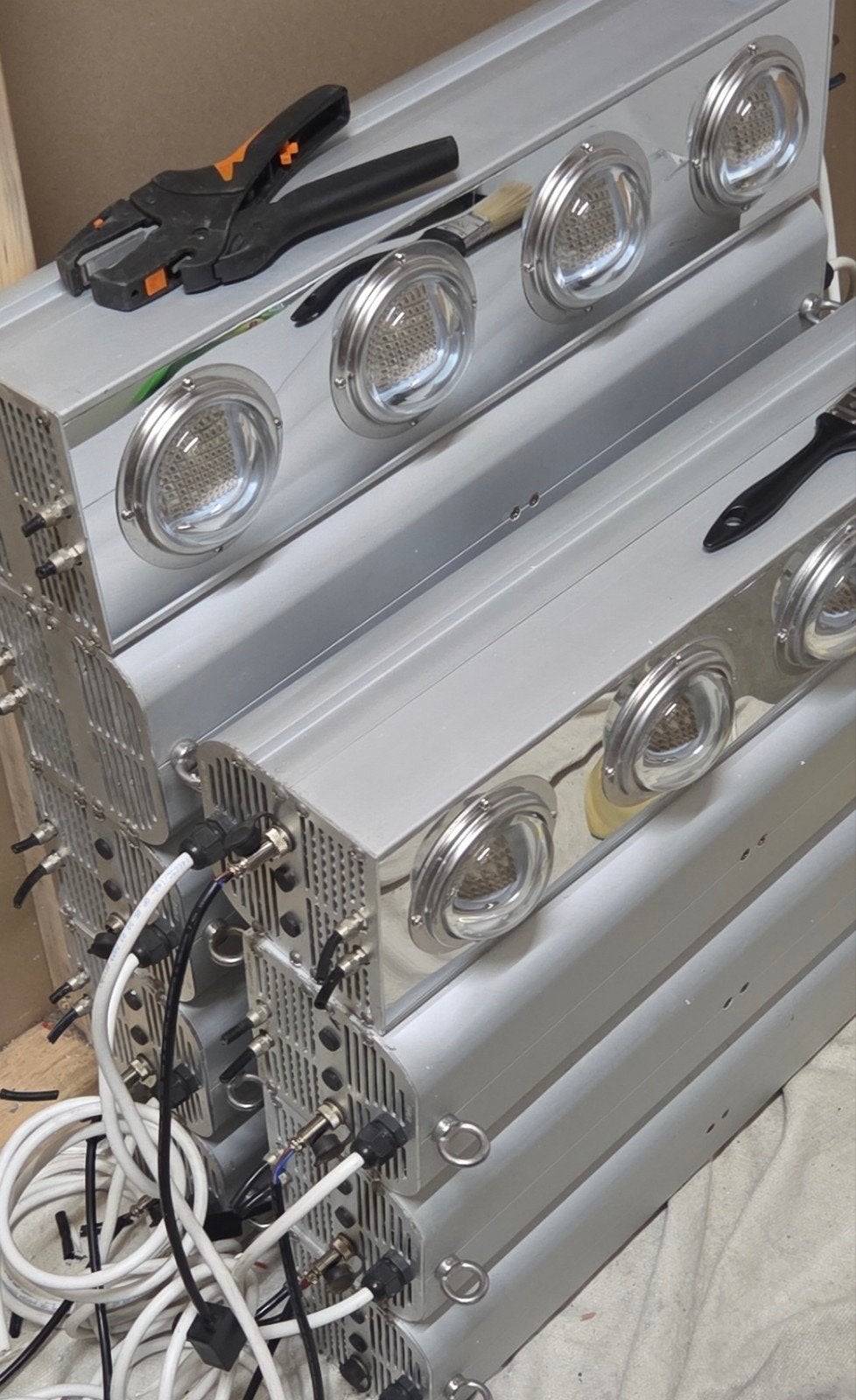 10 x parus ra-700 RBS led kweeklampen /dimlux lumatek, Ophalen of Verzenden, Zo goed als nieuw, Kweeklamp