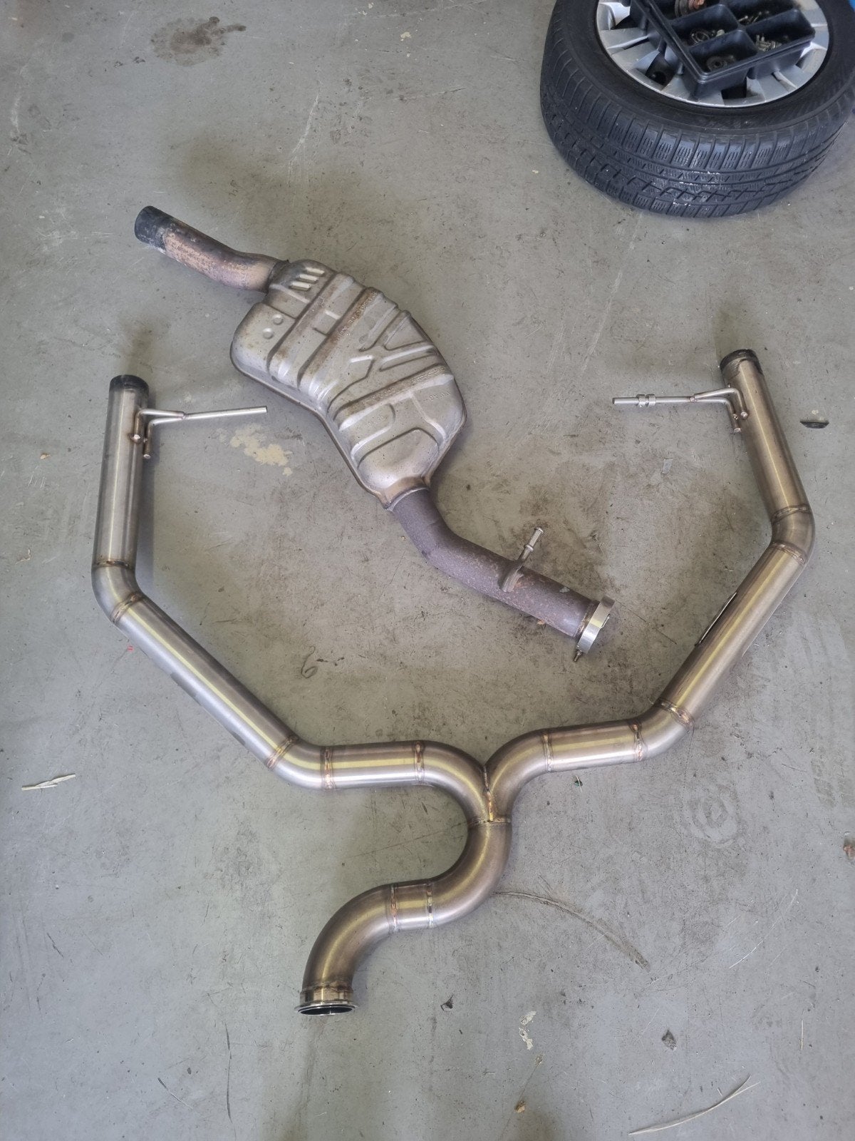 te koop Volkswagen Passat B6 uitlaatsysteem. r32/r36, Ophalen, Nieuw, Volkswagen