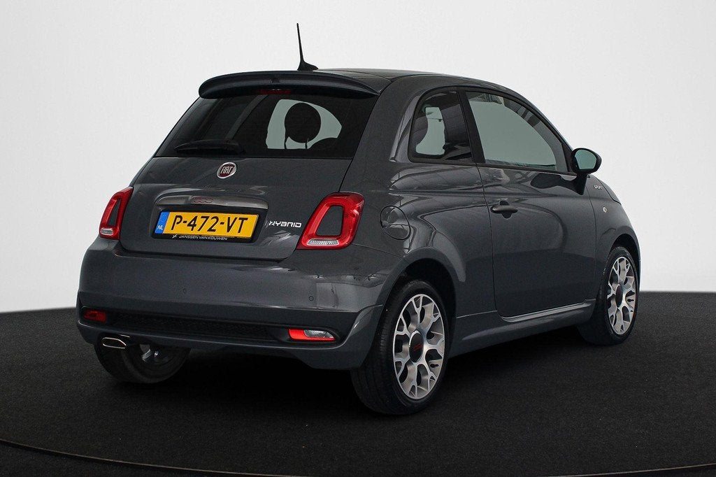 Fiat 500 1.0 Hybrid Sport Panoramadak Climate Control Apple, Stof, 4 stoelen, Origineel Nederlands, Bedrijf