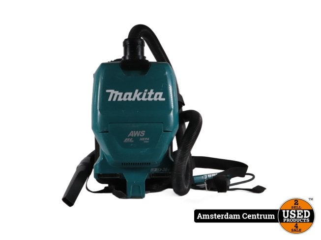 Makita DVC2 Rugtas Stofzuiger Excl Accu's - Gebruikte staat