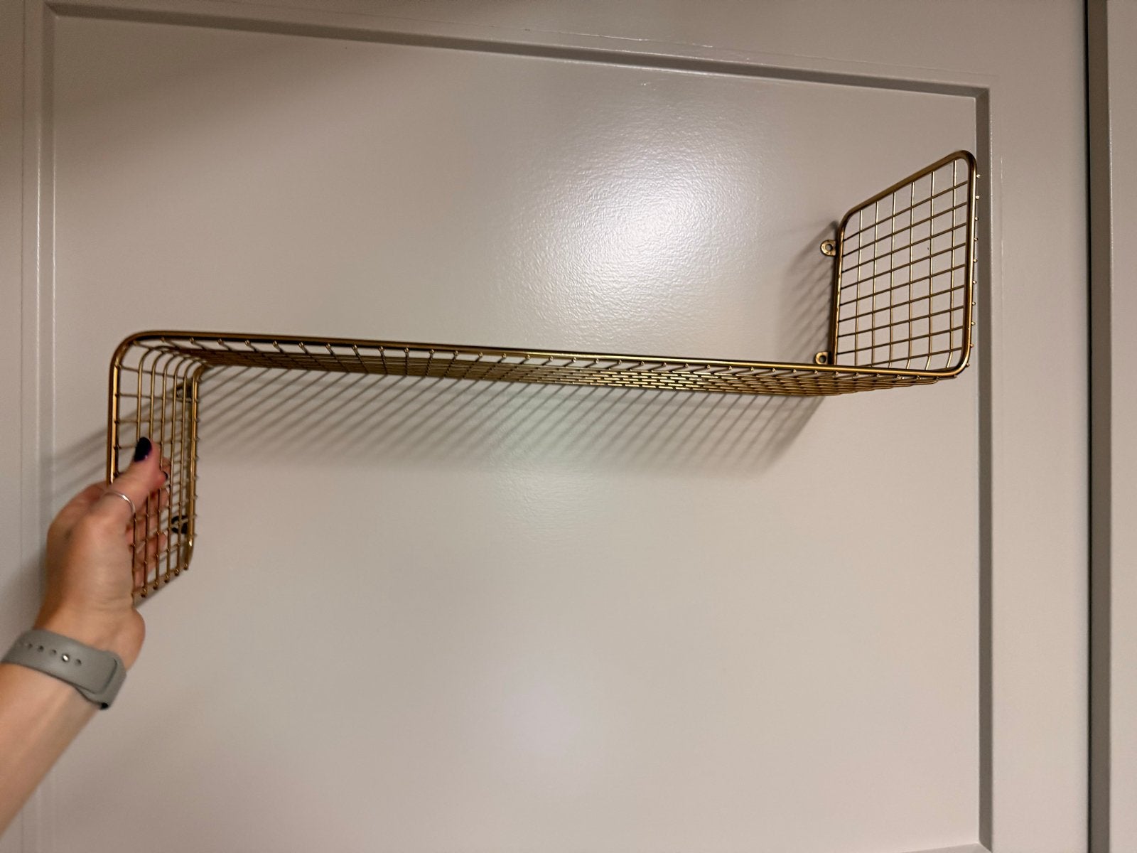 2 stuks IKEA Gouden IJzeren Schappen - Zo Goed als Nieuw, Ophalen, Zo goed als nieuw