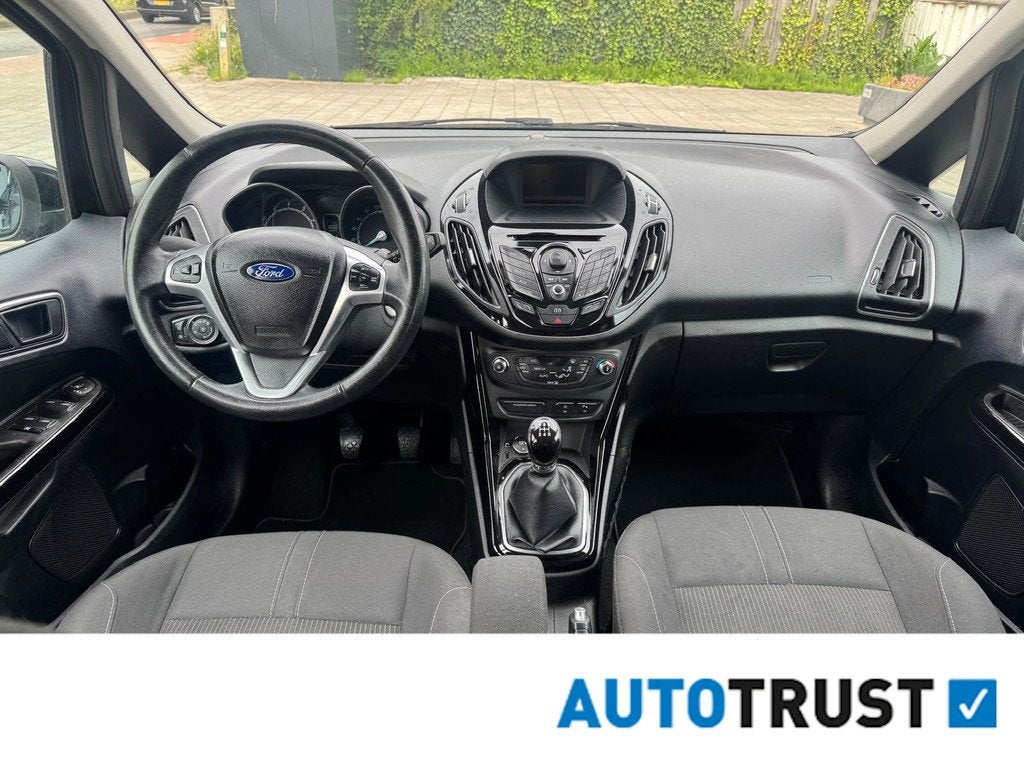 Ford B-Max 1.0 EcoBoost Titanium.km nap.airco navigatie, Auto's, Ford, Voorwielaandrijving, Euro 5, 101 pk, Gebruikt