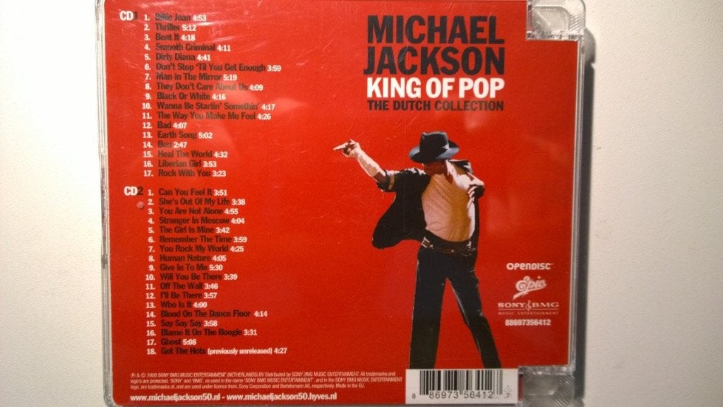Michael Jackson - King Of Pop (The Dutch Collection), Ophalen of Verzenden, Zo goed als nieuw, Pop, Album