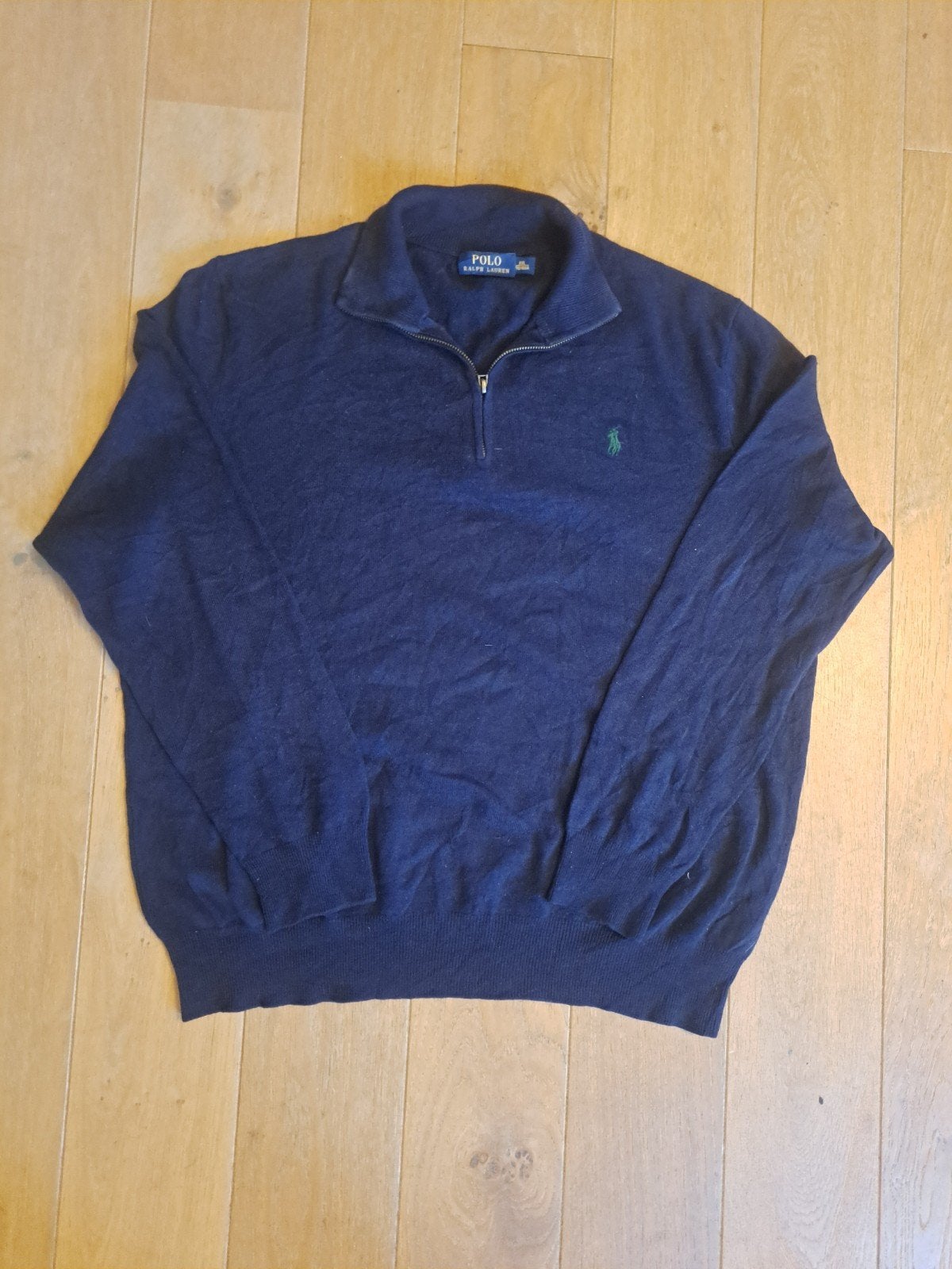 Polo Ralph Lauren trui met rits - Maat XXL, Blauw, Overige maten, Ophalen of Verzenden, Polo Ralph Lauren