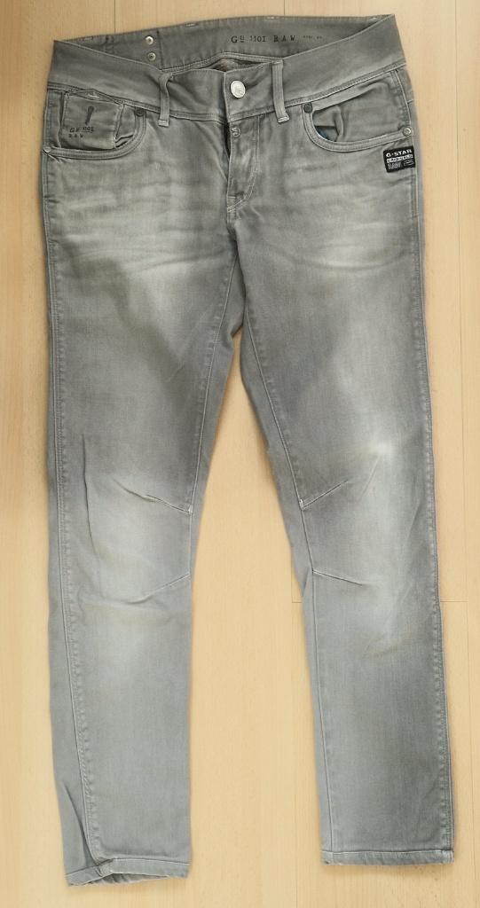 G-Star jeans, grijs 3301 fender skinny 29/32, Ophalen of Verzenden, W28 - W29 (confectie 36), Grijs, G-STAR RAW