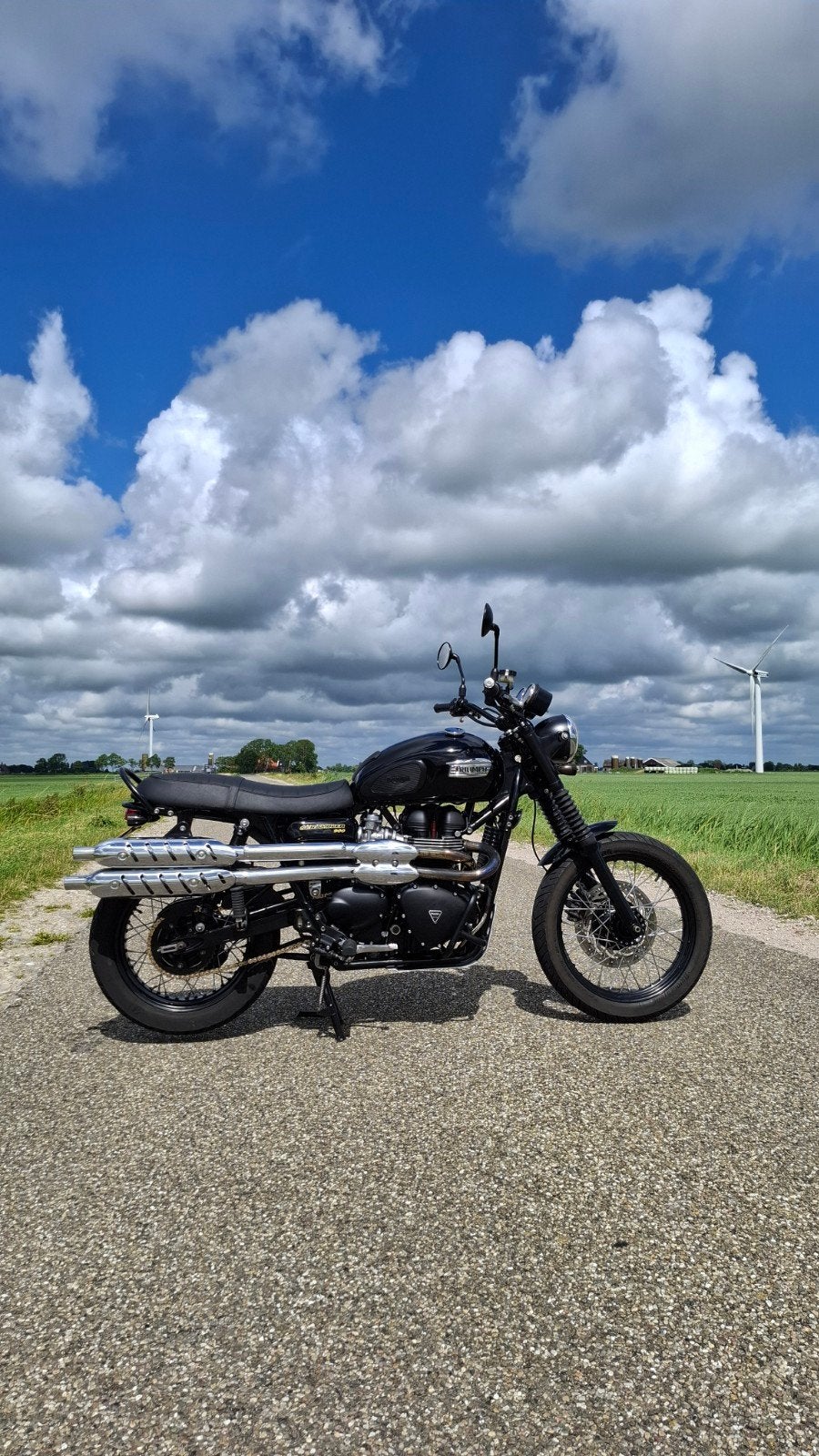 Triumph Scrambler 900 2017 - Goed onderhouden, Motoren, Motoren | Triumph, 2 cilinders, Bedrijf, 900 cc, Meer dan 35 kW