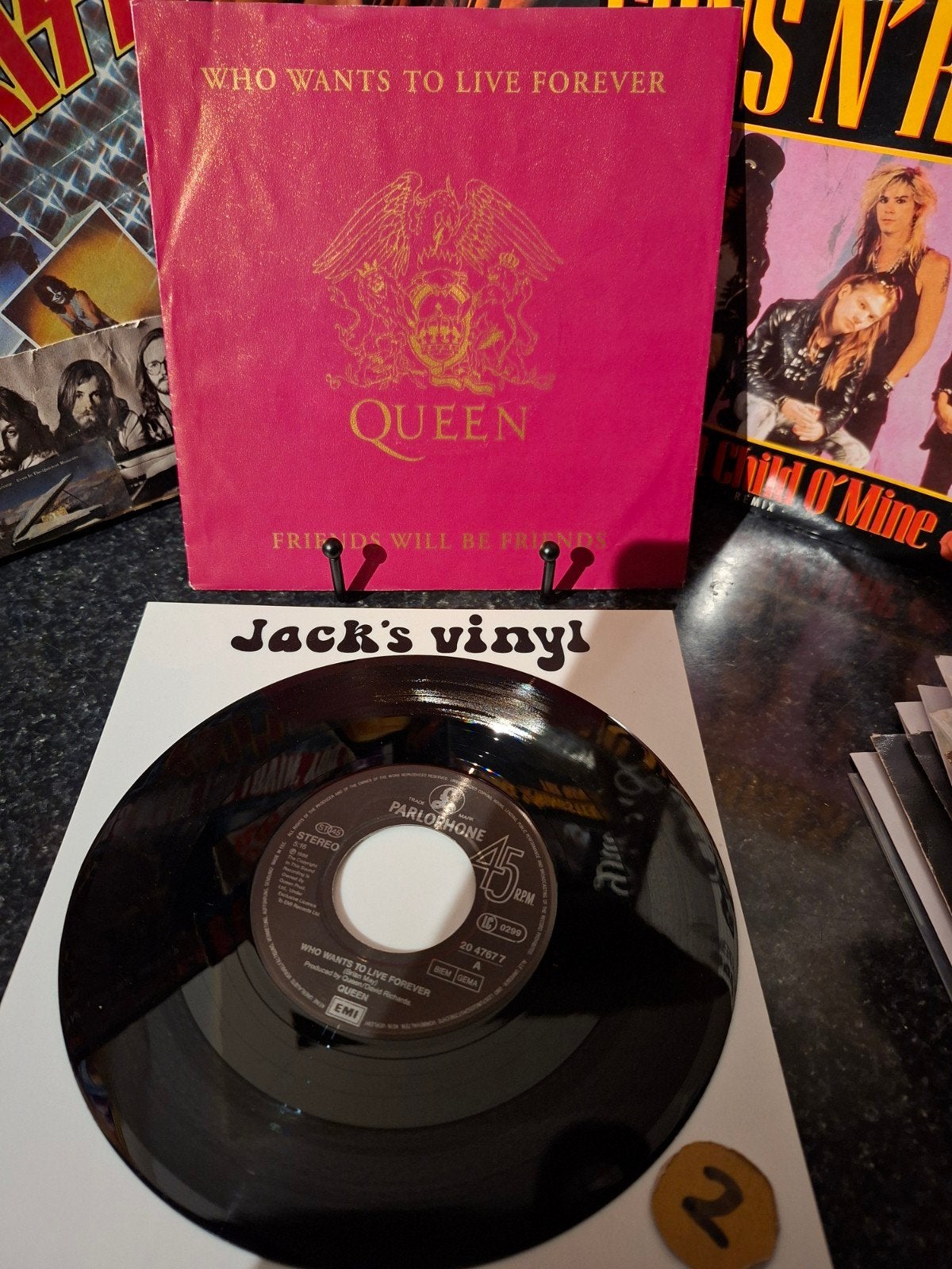 Queen - Who Wants to Live Forever 7 inch single1992, Gebruikt, 7 inch, Ophalen of Verzenden, Fotohoes