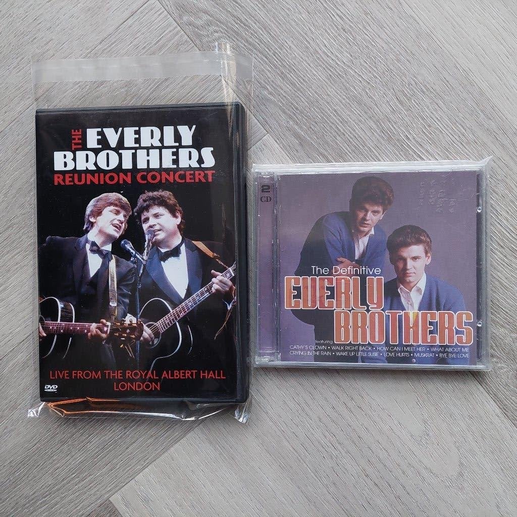 Everly Brothers /Reunion Concert + 2CD The Definitive Everly, Inclusief boekje, Alle leeftijden, Ophalen of Verzenden, Zo goed als nieuw