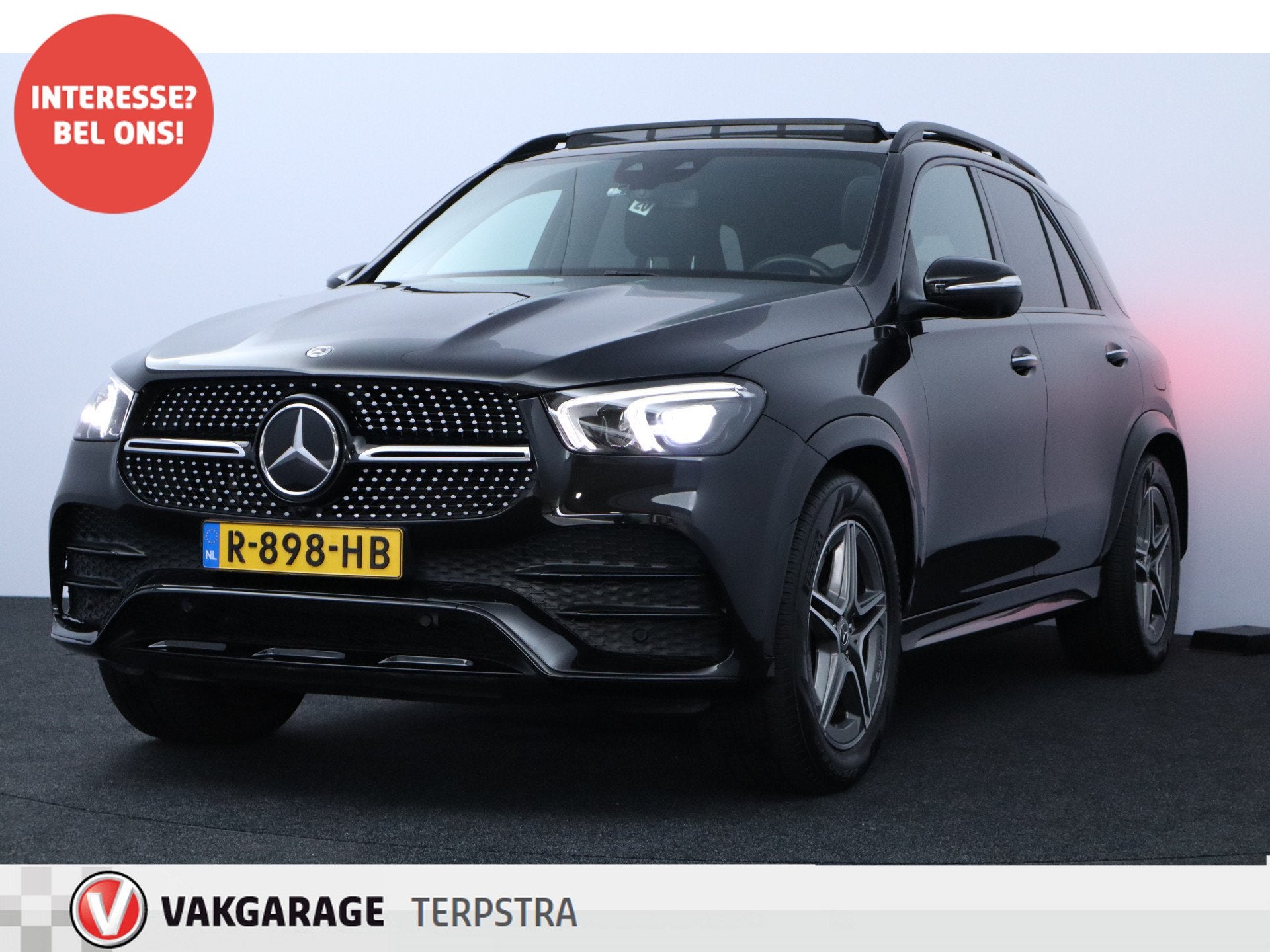 Mercedes-Benz GLE 350 e 4MATIC Premium Plus AMG/ Night Pakke, Auto's, Automaat, 4 cilinders, GLE, Zwart