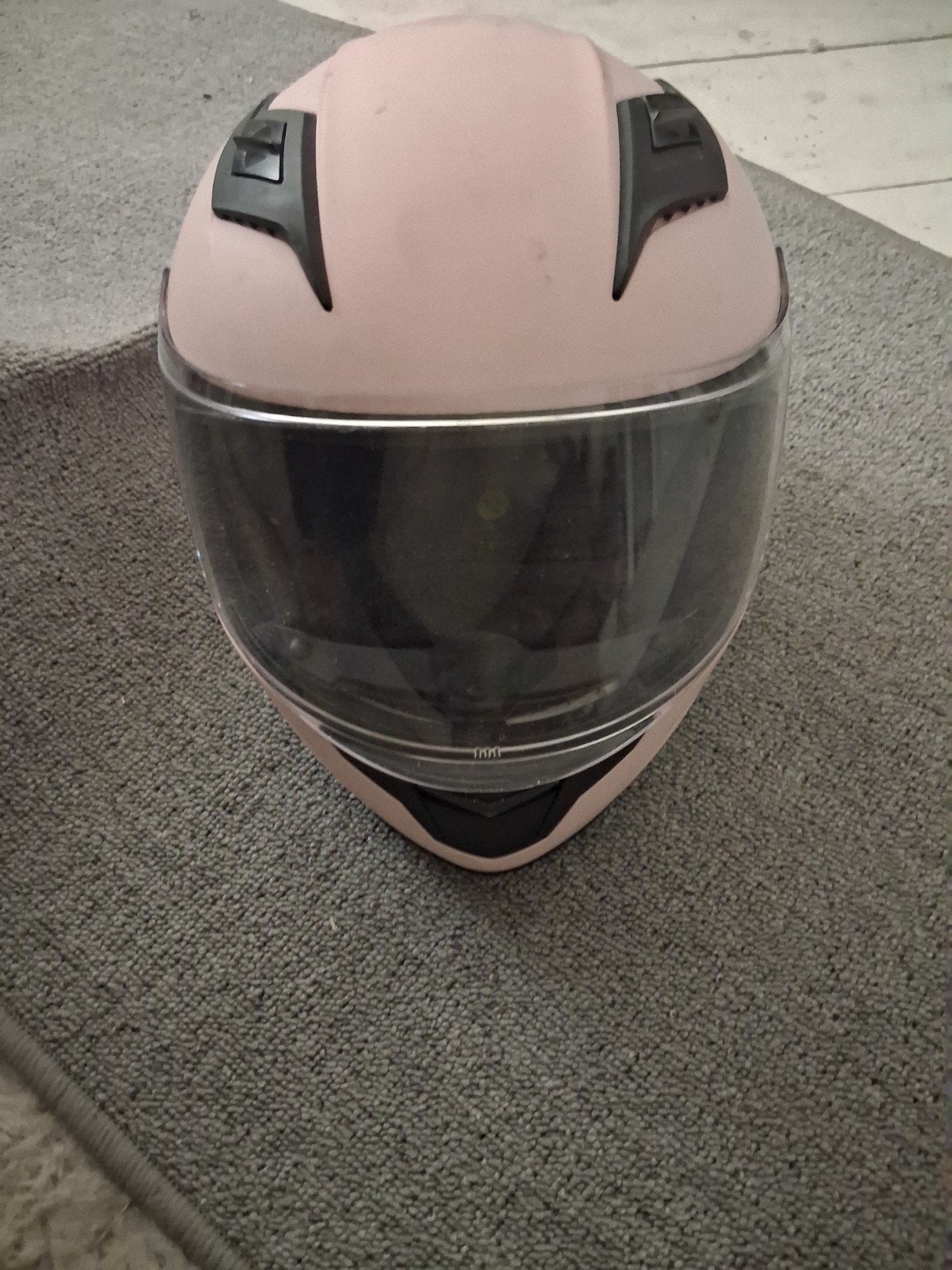 Roze integraalhelm - Maat S, Motoren, Overige merken, XS, Ophalen of Verzenden, Integraalhelm