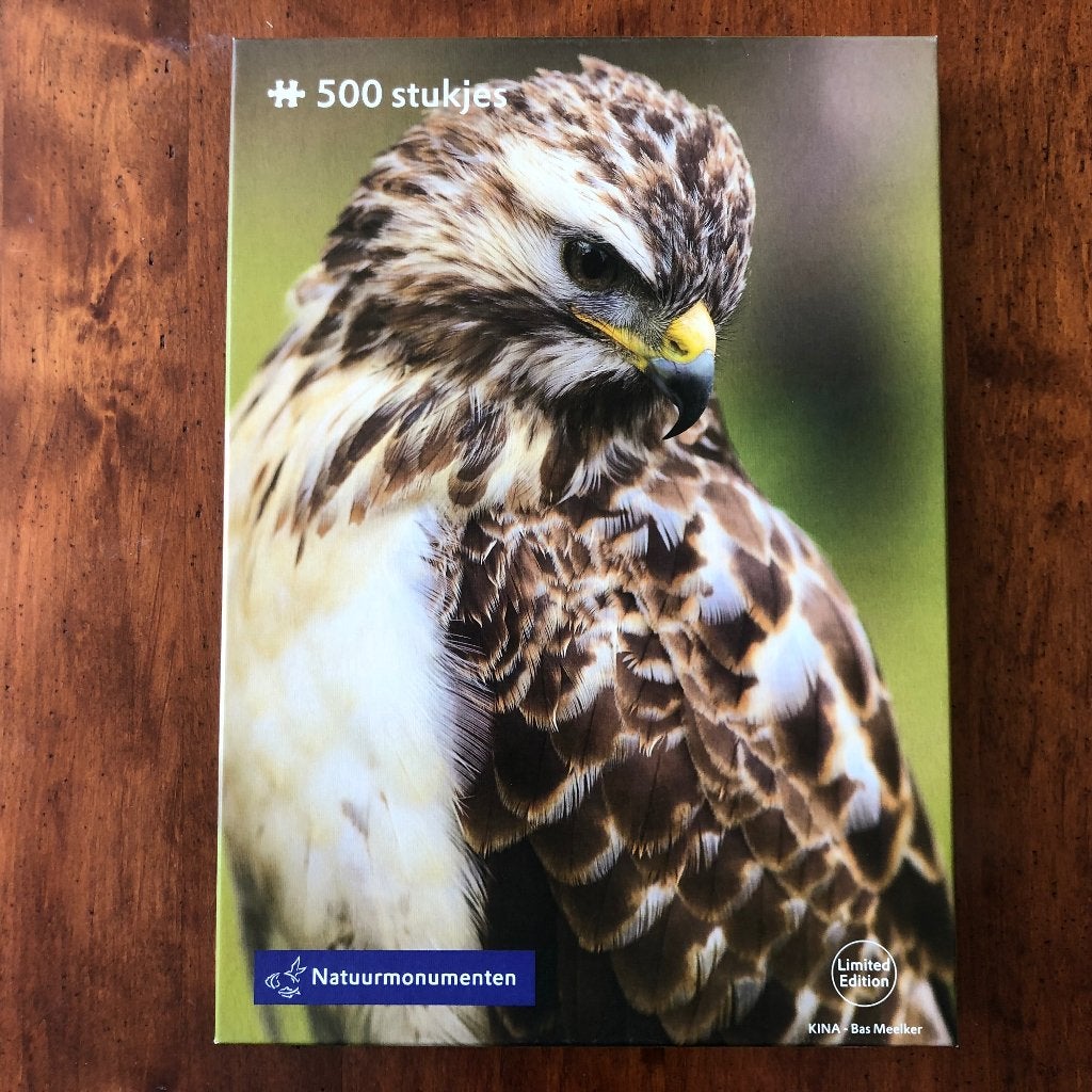 Sint: Puzzel - 500 stukjes - De Buizerd - Natuurmonumenten, Ophalen of Verzenden, 500 t/m 1500 stukjes, Zo goed als nieuw, Legpuzzel