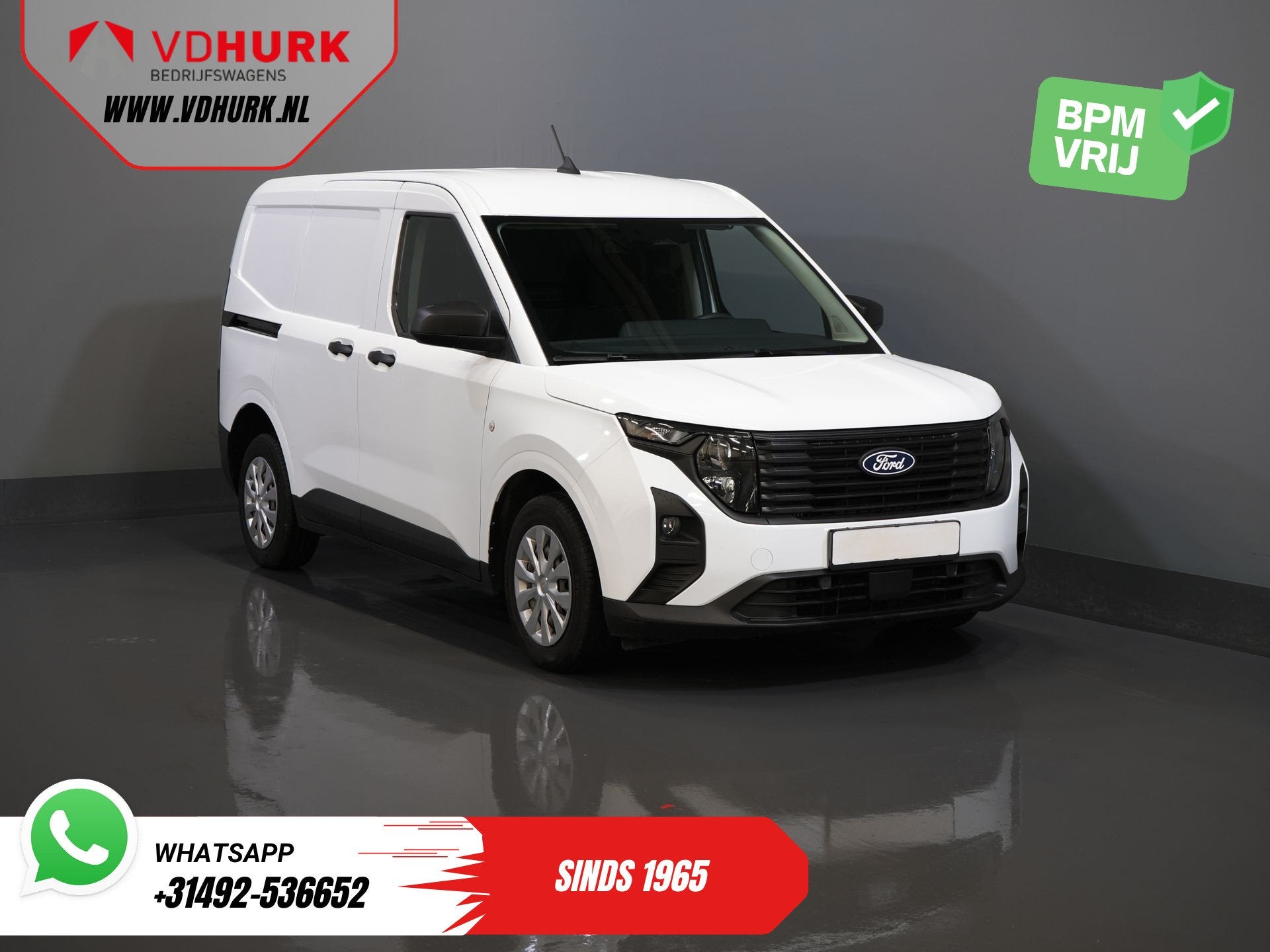 Ford Transit Courier 1.0 Trend 100 pk BENZINE Carplay/ Virtu, Auto's, Voorwielaandrijving, Gebruikt, Bedrijf, 2 stoelen