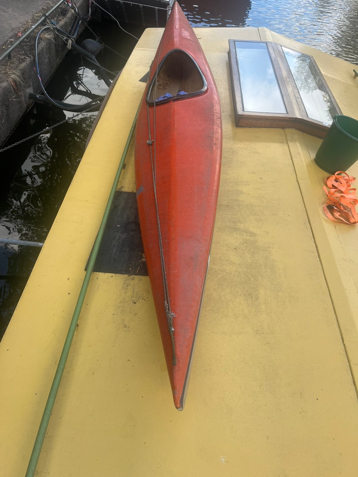 Kano kajak ca. 440 cm lang, Ophalen, Gebruikt, Eén persoon, Met peddels