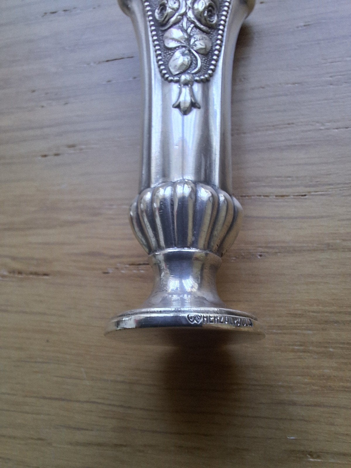 Art Nouveau antieke zegelstempel, gemerkt HERZ ALPACCA, Ophalen of Verzenden