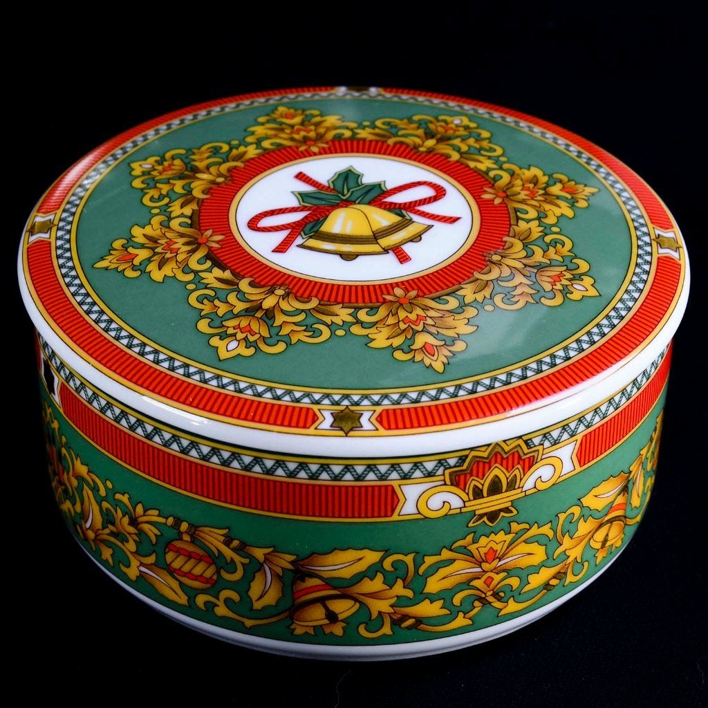 Hutschenreuther Louvre kerst schaaltje met deksel Ø 11cm, Diversen, Ophalen, Nieuw