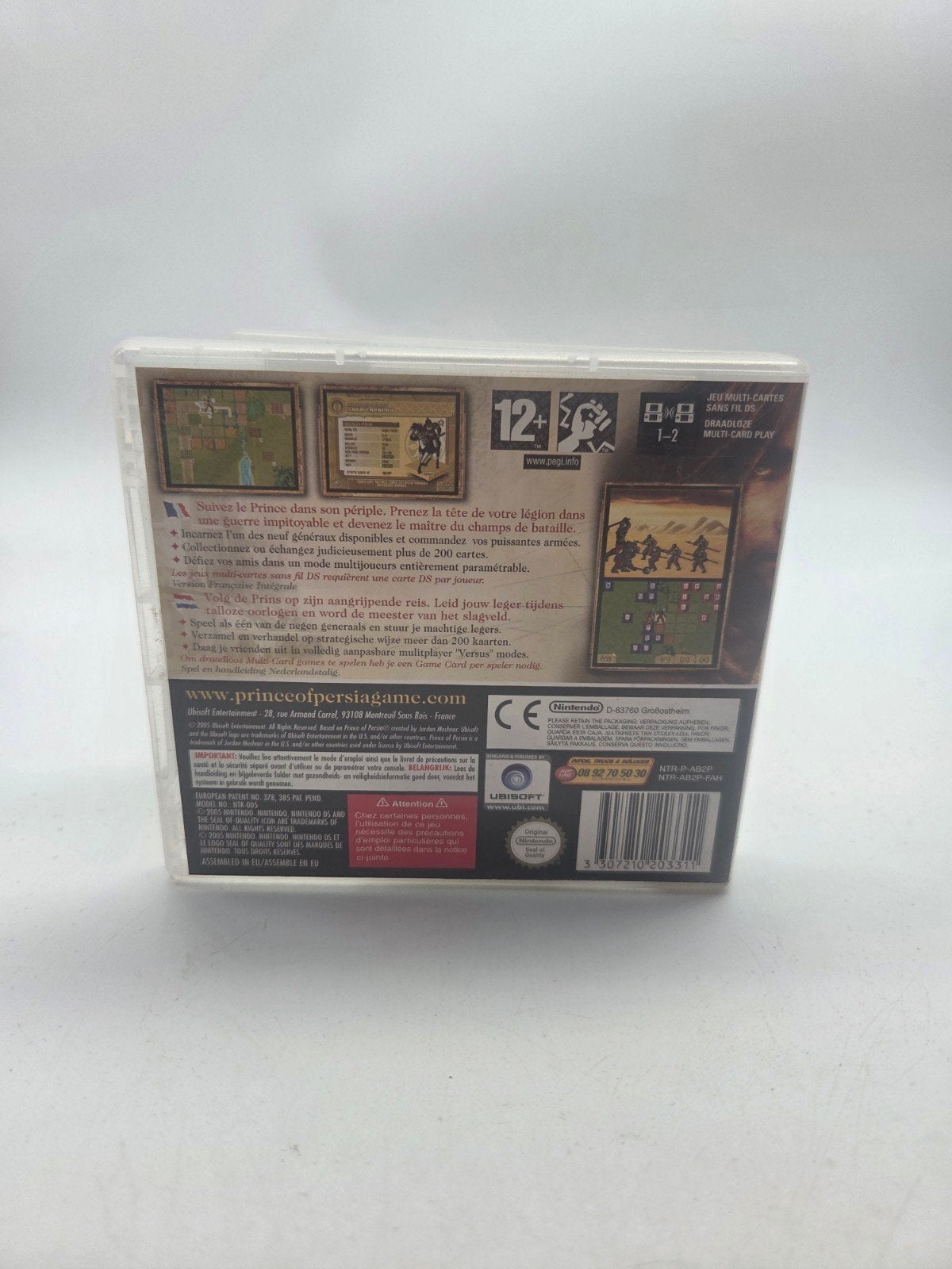 Battles Prince of Persia Nintendo DS - Strategie Game, Ubisoft, Gebruikt, Ubisoft Entertainment S.A., 2 Cité de l'Innovation, 93696 Pantin Cedex, France