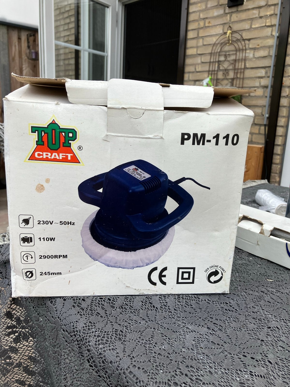 Top Craft Polijstmachine PM-110 - Nieuw in doos, Ophalen, Nieuw, Minder dan 600 watt, Overige typen