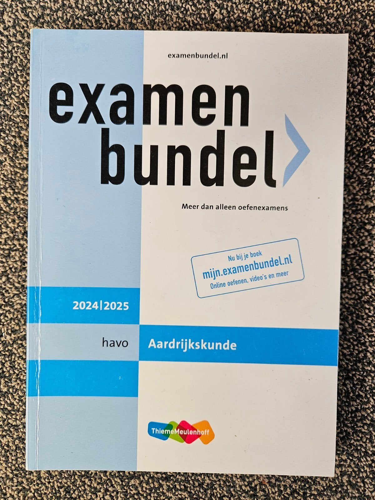 Examenbundel Aardrijkskunde HAVO 2024/2025, Boeken, Ophalen of Verzenden, HAVO, ThiemeMeulenhoff, Aardrijkskunde
