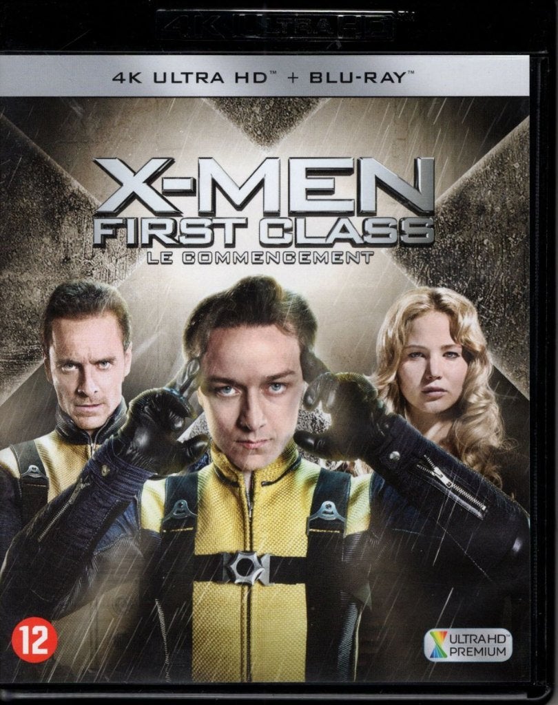 X-Men First Class - 4K Ultra HD + Blu-ray (2011) - NL, Engels, Nederlands, Ophalen of Verzenden, Zo goed als nieuw