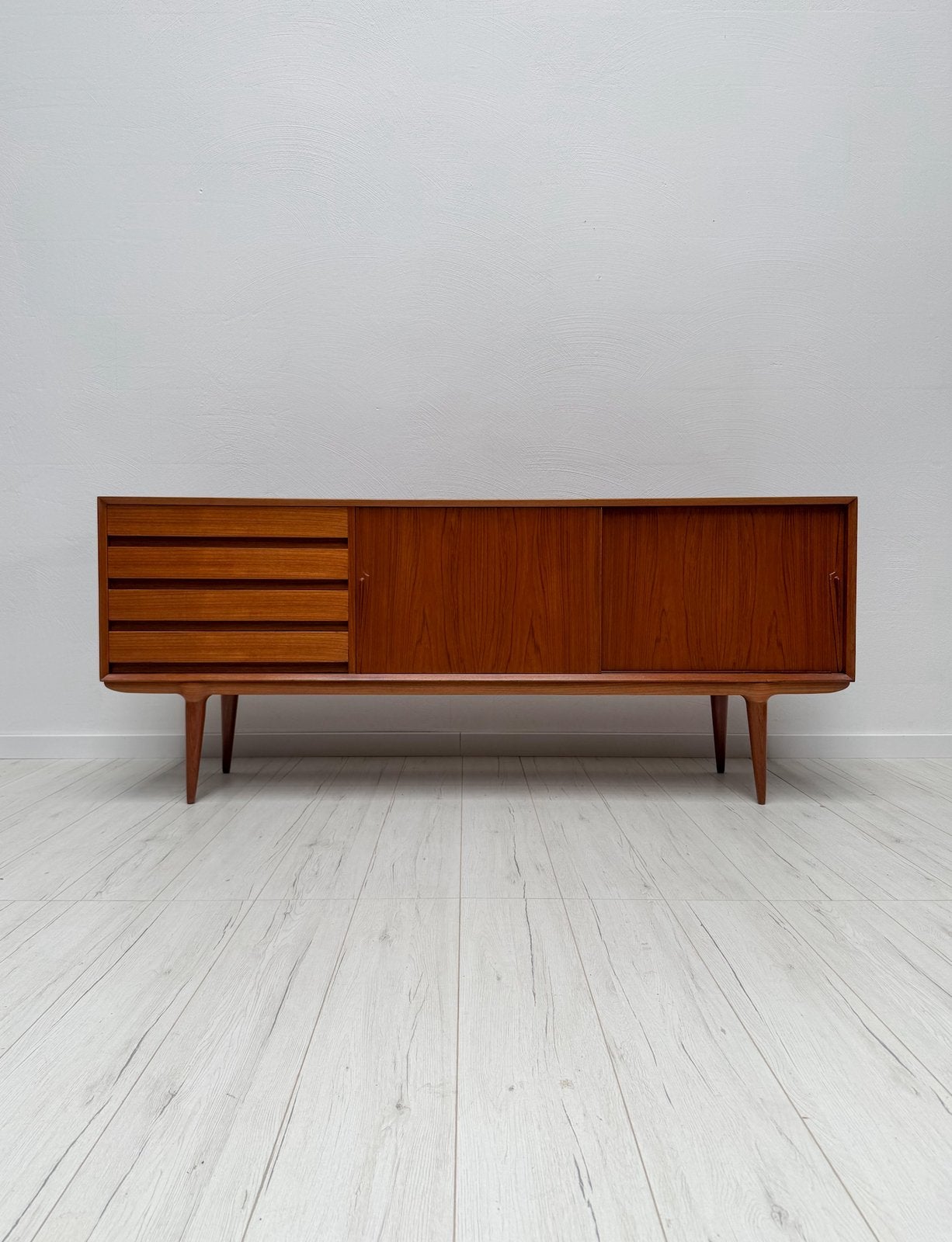 Gunni Omann Model 18 Teak Dressoir Deens Design Jaren 60, 150 tot 200 cm, Teakhout, Ophalen of Verzenden, Zo goed als nieuw