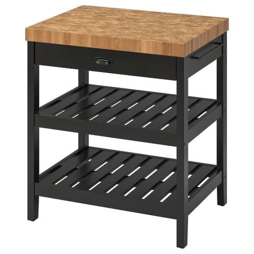 IKEA VADHOLMA keukentrolley - Extra werk- en opbergruimte, Ophalen, Gebruikt, Hout, IKEA