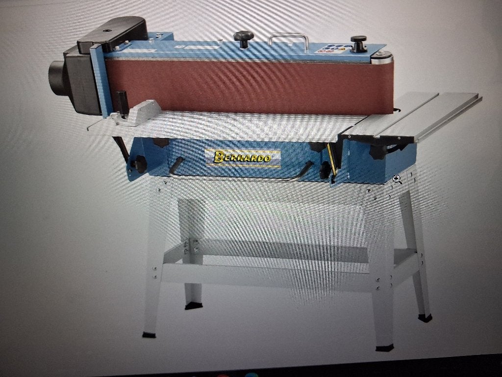 BERNARDO HV 70 STATIONAIRE BANDSCHUURMACHINE, Ophalen, Gebruikt, 600 tot 1200 watt, Bandschuurmachine