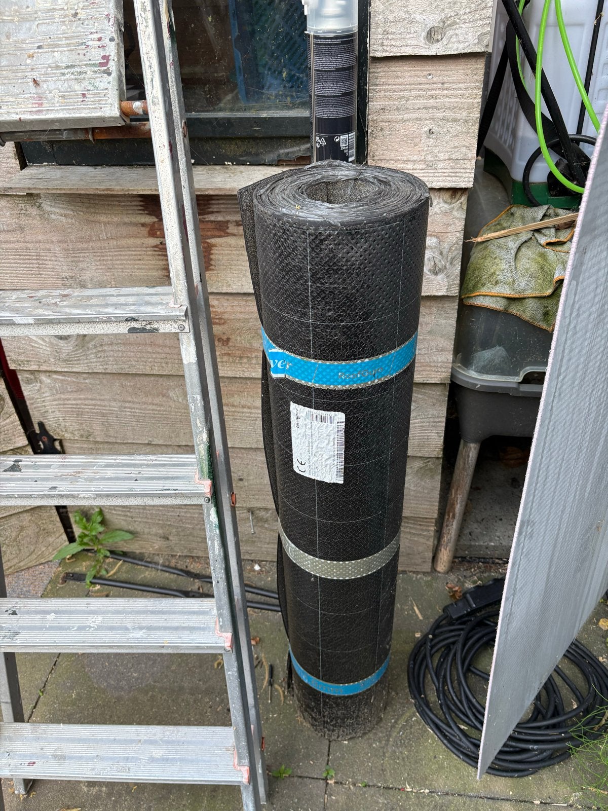 Bosscover bitumen 6x1 meter, Ophalen, Overige materialen, Zwart, Nieuw
