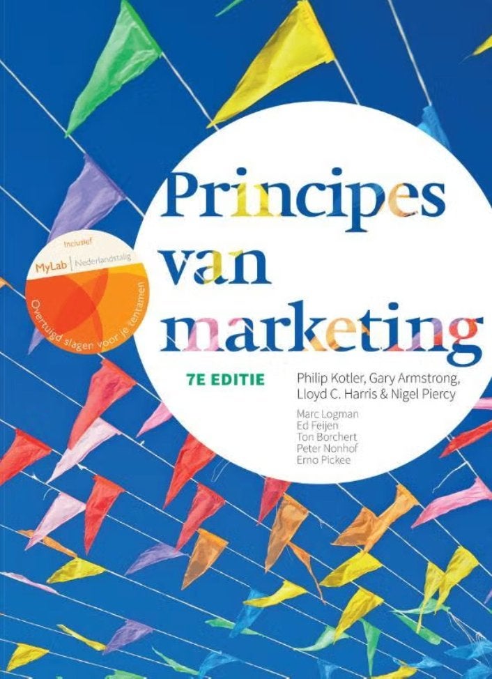 Principes van marketing 7e editie, Boeken, Diverse auteurs, Zo goed als nieuw, Beta, HBO