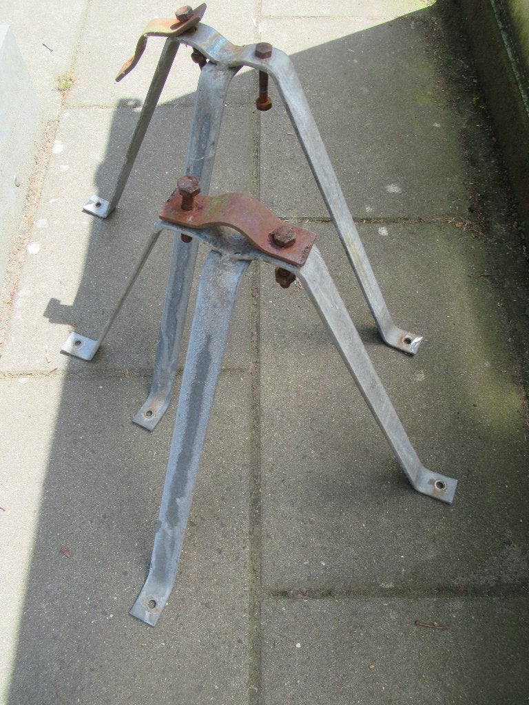 antennemast met muurbeugels, Ophalen, Gebruikt, Antenne