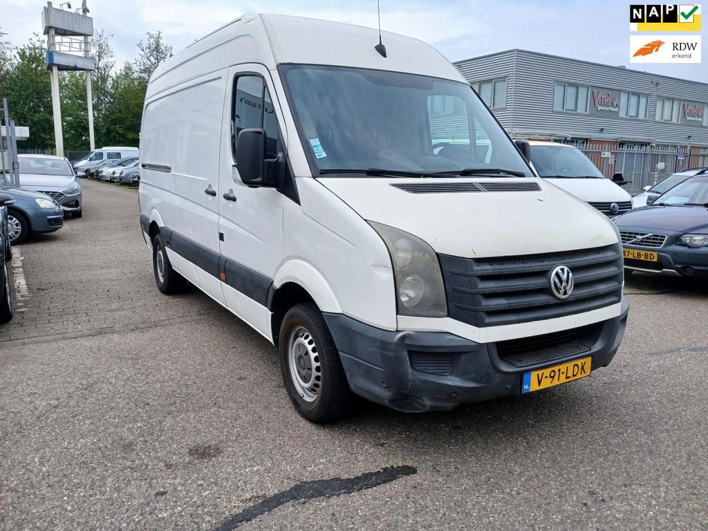 Volkswagen Crafter 28 2.0 TDI L2 H2, Auto's, Gebruikt, Zwart, 4 cilinders, Volkswagen
