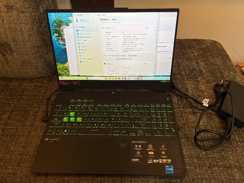Als nieuw Asus gaming laptop, Computers en Software, Ophalen, Met videokaart, 2 tot 3 Ghz, ASUS