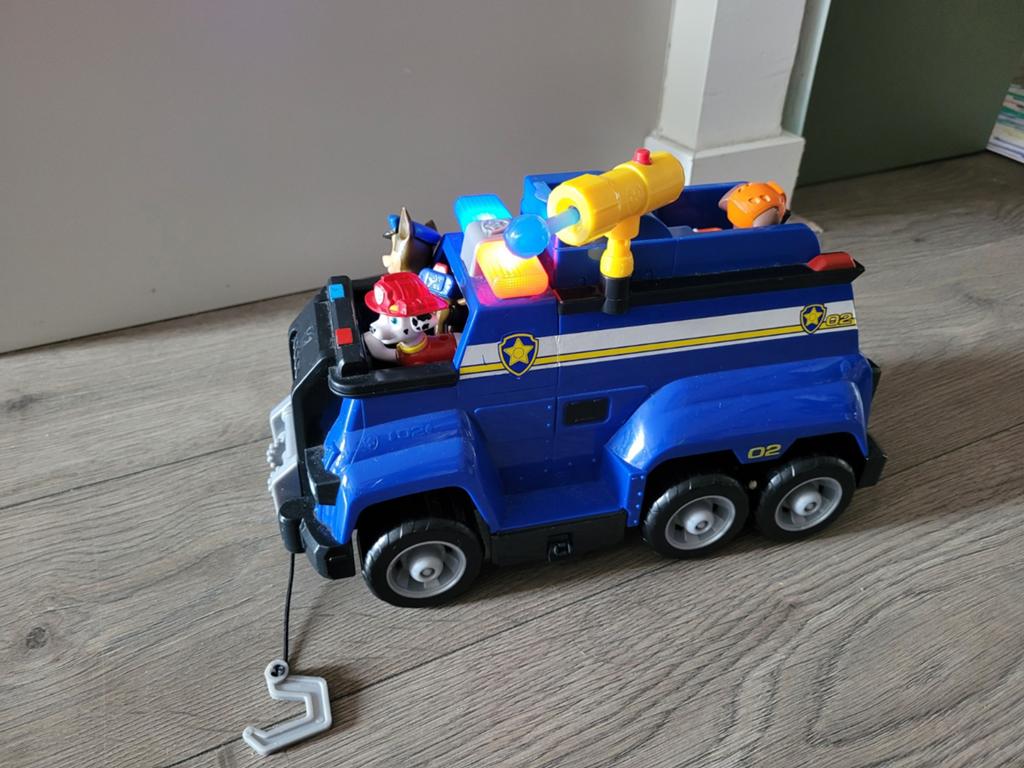 Paw patrol Chase voertuig, Ophalen, Zo goed als nieuw