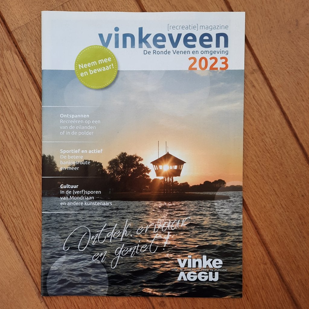 Recreatie magazine Vinkeveen en omgeving 2023 - nieuw -, Boeken, Reisgidsen, Nieuw, Reisgids of -boek, Europa, Overige merken