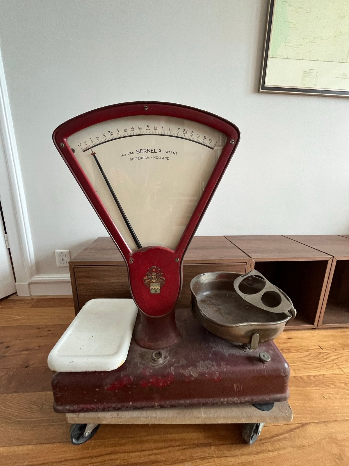 Antieke Berkel Weegschaal Type H - Vintage Winkelweegschaal, Ophalen, Gebruikt, Overige typen, Minder dan 50 kg