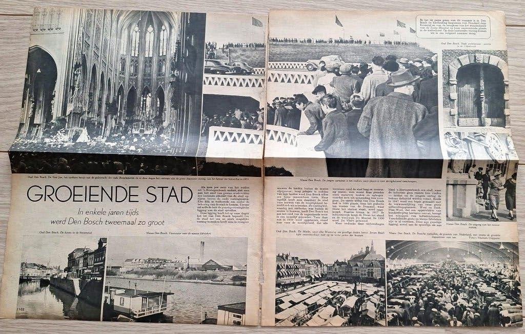 Den Bosch (N.Br.) - oude knipsels., Verzamelen, Ophalen of Verzenden, 1920 tot 1940, Noord-Brabant