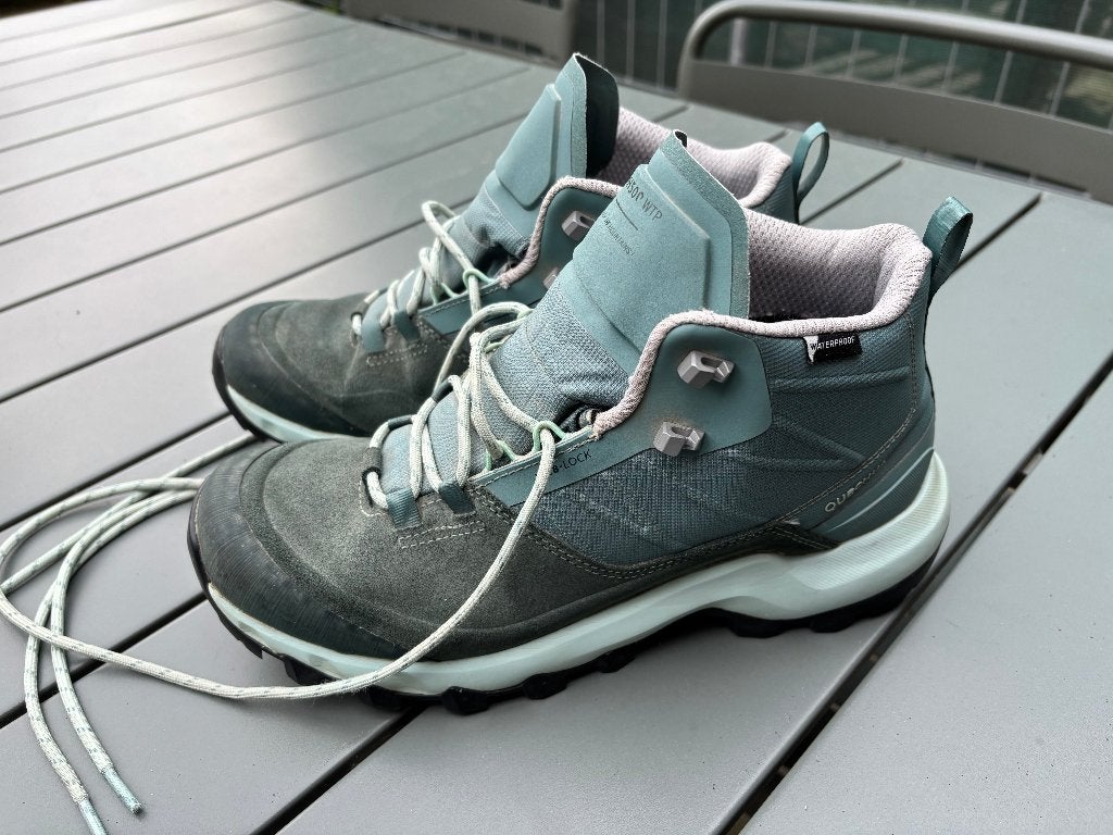 Quecha MH500 Waterdichte wandelschoenen - Maat 39 (asgroen), Ophalen, Wandelschoenen, Zo goed als nieuw, Quechua