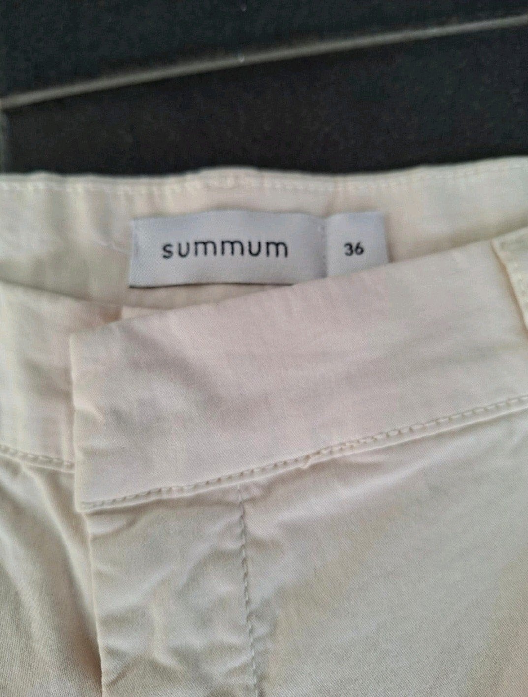Summum stijlvolle broek beige/crème maat 36, Summum, Beige, Ophalen of Verzenden, Zo goed als nieuw
