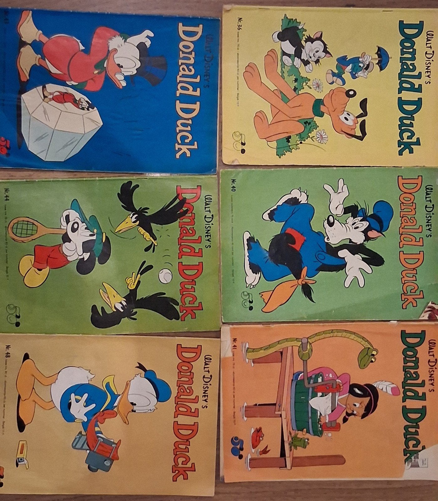 oude donald ducks voor het jaar 2000, Meerdere stripboeken, Ophalen of Verzenden, Gelezen, Walt Disney  Donald duck