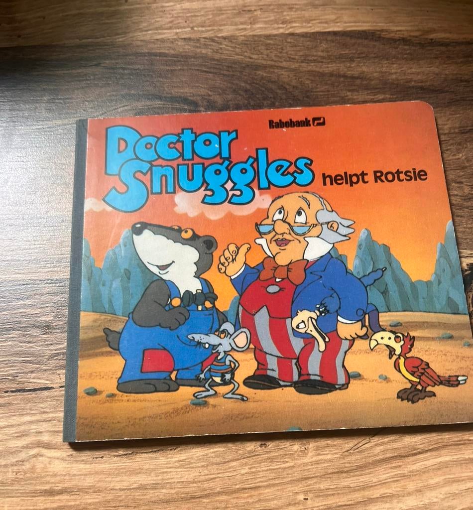 Doctor Snuggles prentenboek “Doctor Snuggles helpt Rotsie", Ophalen of Verzenden, Zo goed als nieuw