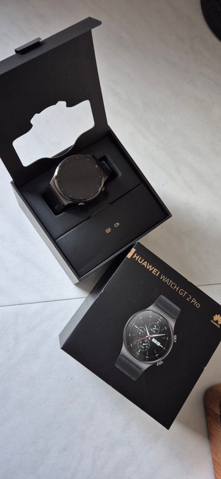 Huawei Watch GT 2 Pro - Zo goed als nieuw, Zwart, Ophalen of Verzenden, Zo goed als nieuw, Waterdicht