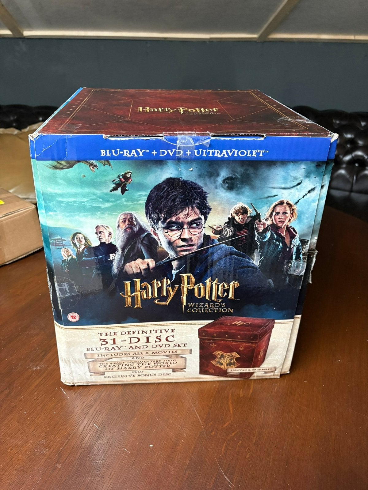 Harry Potter Wizard’s Collection 31-disc Blu-ray/DVD Limited, Vanaf 12 jaar, Ophalen of Verzenden, Zo goed als nieuw, Science Fiction en Fantasy