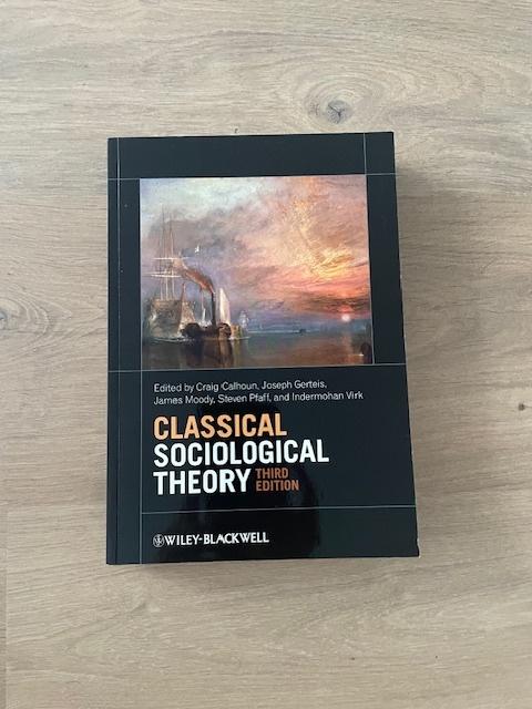 Classical Sociological Theory 3rd Ed, Verzenden, Diverse auteurs, Beta, WO