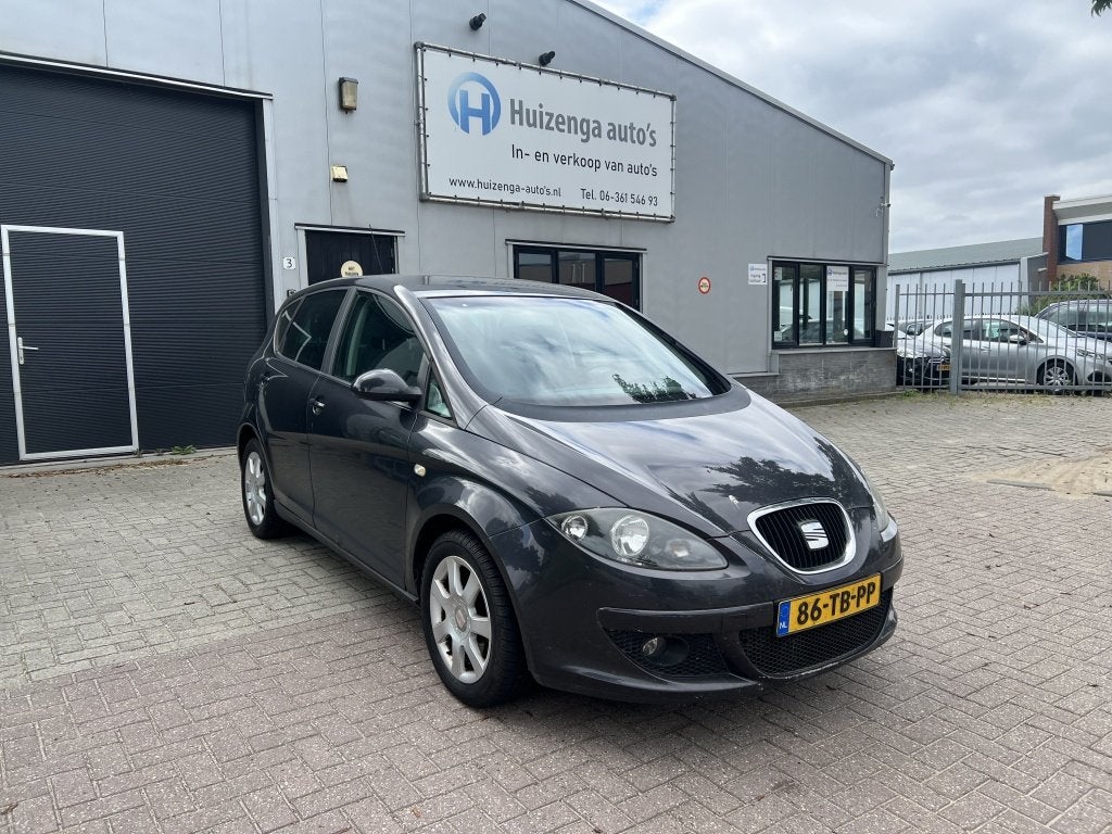 SEAT Altea 1.6 Stylance| CLIMA| EXPORT! (bj 2006), Auto's, Seat, Stof, Gebruikt, Zwart, Euro 4