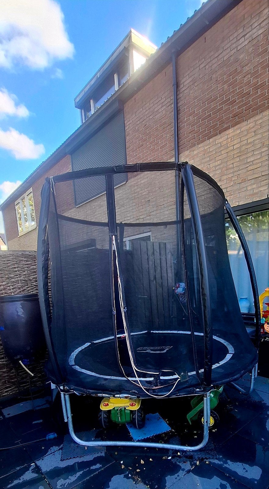 Grote trampoline gratis af te halen (rits kapot), Ophalen of Verzenden, Gebruikt