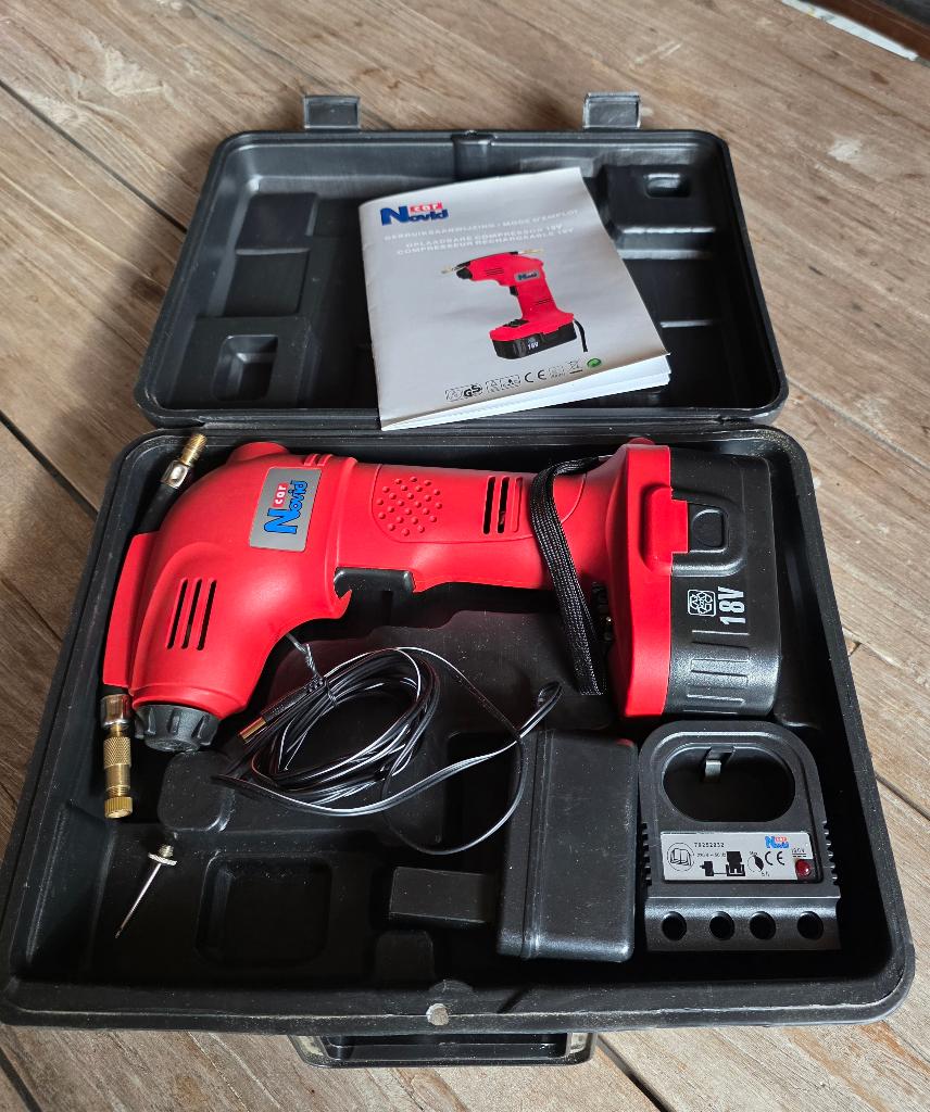 Novid Car Accu luchtcompressor, Ophalen of Verzenden