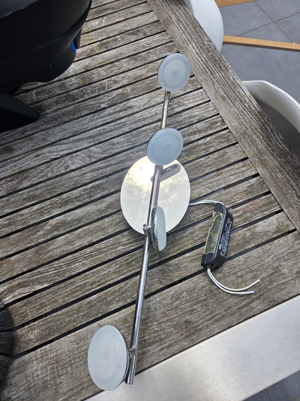 Badkamerlamp, Ophalen of Verzenden, Zo goed als nieuw, Metaal of Aluminium